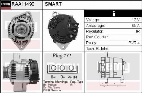 Remy RAA11490 - Alternatore autozon.pro