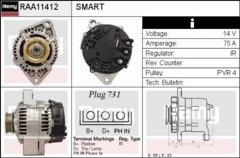 Remy RAA11412 - Alternatore autozon.pro