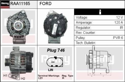 Remy RAA11165 - Alternatore autozon.pro