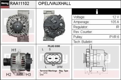 Remy RAA11102 - Alternatore autozon.pro