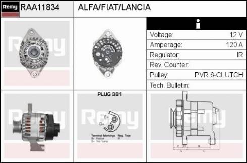 Remy RAA11834 - Alternatore autozon.pro