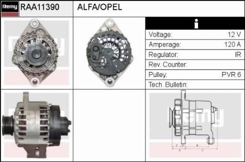 Remy RAA11390 - Alternatore autozon.pro