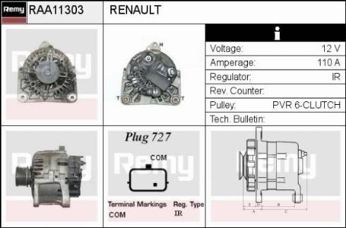 Remy RAA11303 - Alternatore autozon.pro