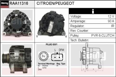 Remy RAA11316 - Alternatore autozon.pro