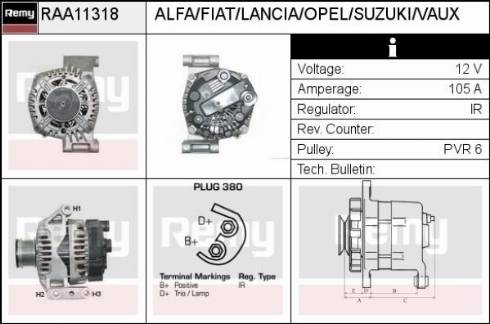 Remy RAA11318 - Alternatore autozon.pro