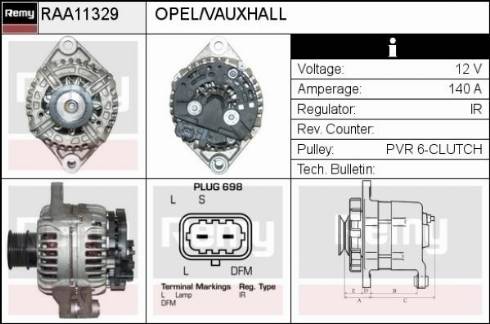 Remy RAA11329 - Alternatore autozon.pro