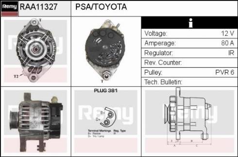 Remy RAA11327 - Alternatore autozon.pro