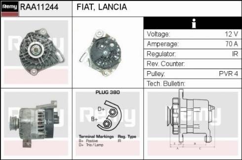 Remy RAA11244 - Alternatore autozon.pro