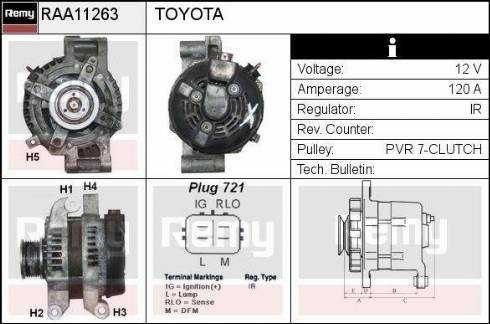 Remy RAA11263 - Alternatore autozon.pro