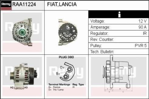 Remy RAA11224 - Alternatore autozon.pro