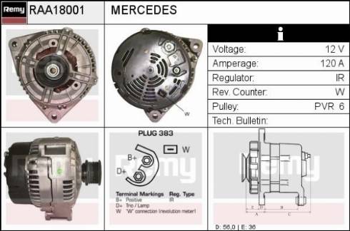 Remy RAA18001 - Alternatore autozon.pro