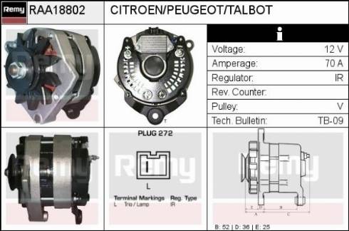 Remy RAA18802 - Alternatore autozon.pro