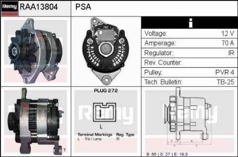 Remy RAA13804 - Alternatore autozon.pro