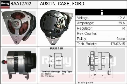 Remy RAA12702 - Alternatore autozon.pro