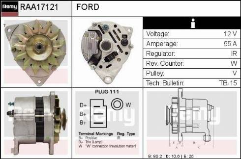 Remy RAA17121 - Alternatore autozon.pro