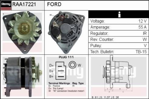 Remy RAA17221 - Alternatore autozon.pro