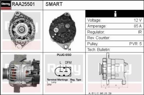 Remy RAA25501 - Alternatore autozon.pro