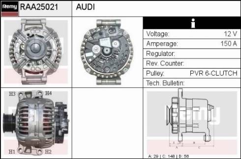 Remy RAA25021 - Alternatore autozon.pro