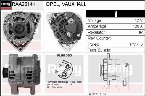 Remy RAA25141 - Alternatore autozon.pro