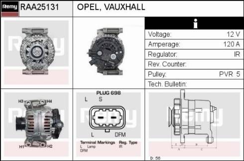 Remy RAA25131 - Alternatore autozon.pro