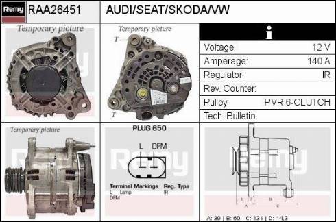 Remy RAA26451 - Alternatore autozon.pro