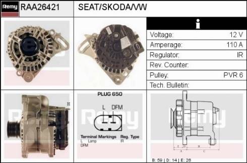 Remy RAA26421 - Alternatore autozon.pro