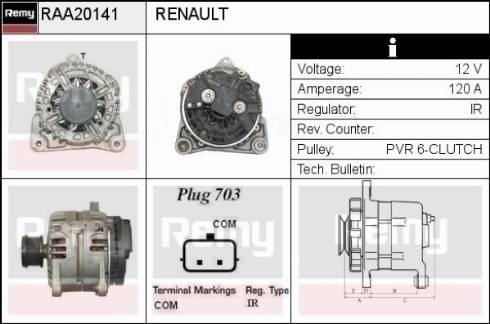 Remy RAA20141 - Alternatore autozon.pro