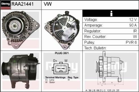 Remy RAA21441 - Alternatore autozon.pro