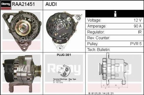 Remy RAA21451 - Alternatore autozon.pro