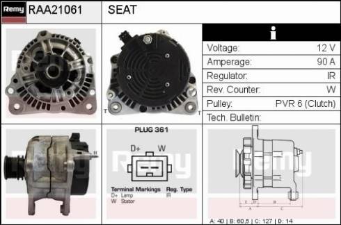 Remy RAA21061 - Alternatore autozon.pro