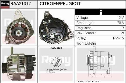 Remy RAA21312 - Alternatore autozon.pro