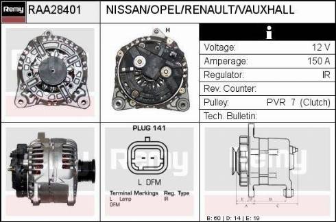 Remy RAA28401 - Alternatore autozon.pro