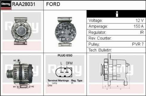 Remy RAA28031 - Alternatore autozon.pro