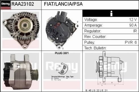 Remy RAA23102 - Alternatore autozon.pro