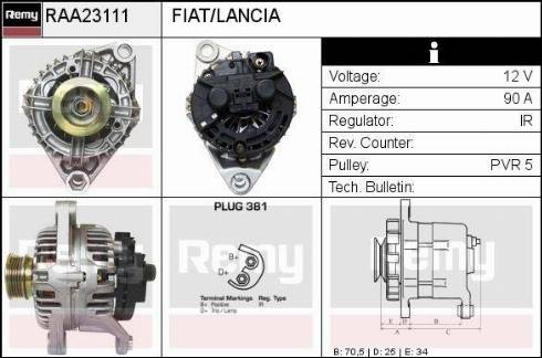 Remy RAA23111 - Alternatore autozon.pro