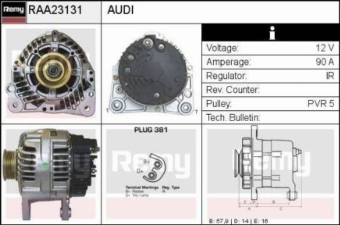 Remy RAA23131 - Alternatore autozon.pro