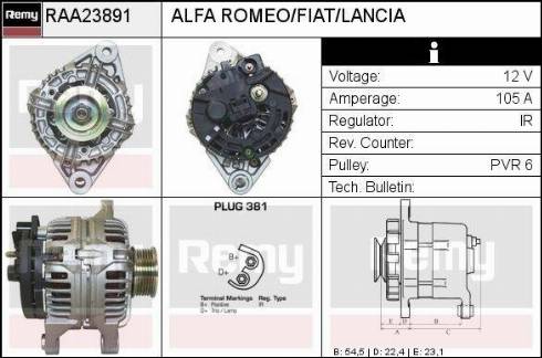 Remy RAA23891 - Alternatore autozon.pro