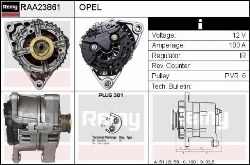 Remy RAA23861 - Alternatore autozon.pro