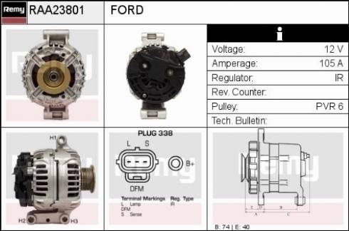 Remy RAA23801 - Alternatore autozon.pro