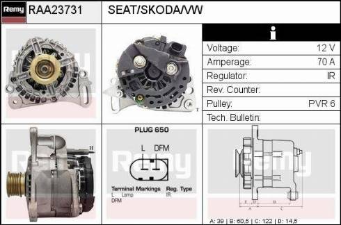 Remy RAA23731 - Alternatore autozon.pro