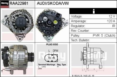 Remy RAA22981 - Alternatore autozon.pro