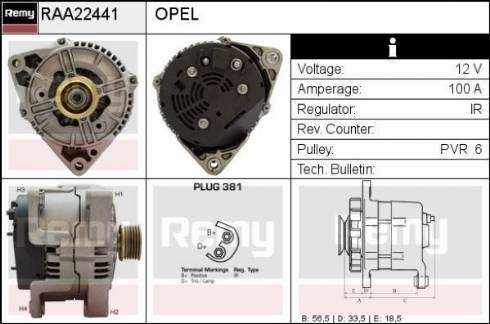 Remy RAA22441 - Alternatore autozon.pro