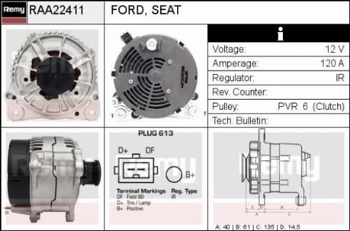 Remy RAA22411 - Alternatore autozon.pro