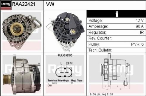 Remy RAA22421 - Alternatore autozon.pro