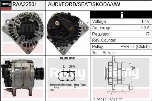 Remy RAA22501 - Alternatore autozon.pro