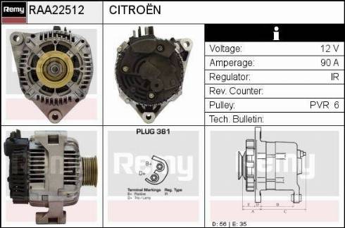 Remy RAA22512 - Alternatore autozon.pro