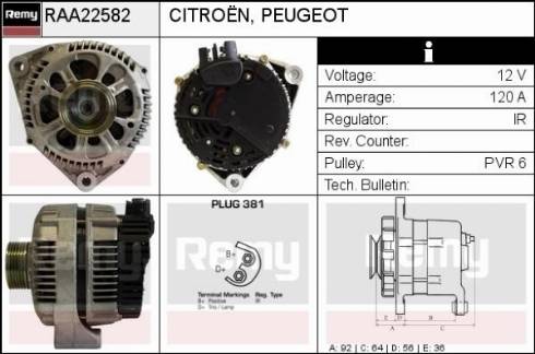 Remy RAA22582 - Alternatore autozon.pro