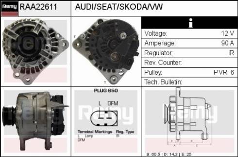 Remy RAA22611 - Alternatore autozon.pro