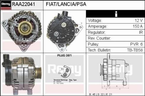 Remy RAA22041 - Alternatore autozon.pro