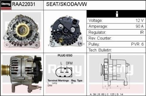 Remy RAA22031 - Alternatore autozon.pro